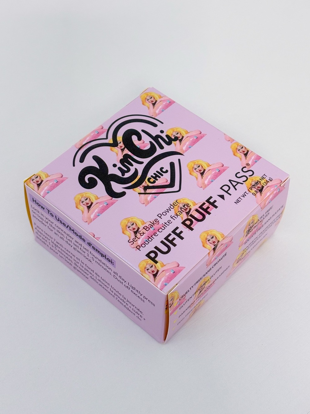 Kimchi Chic Beauty Puff Puff Pass Set & Bake Powder “Pink” (Full Size)